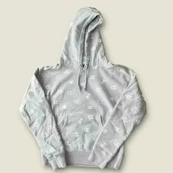 Limited Edition Lilac All Over Print Champion Sweatshirt- Size Small - Picture 4 of 9